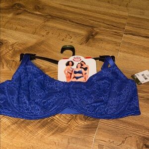 NWT Parade Underwire royal blue sz XL+ bra